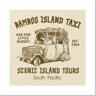 Bamboo Island Taxi - Gilligan's Island Posters and Art